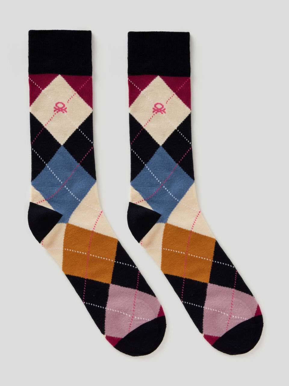 Calcetines estampados de algodón orgánico mixto image number 1