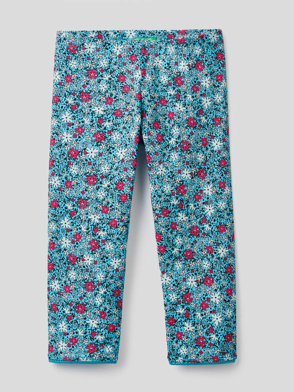 Leggings 3/4 de algodón elástico image number 1
