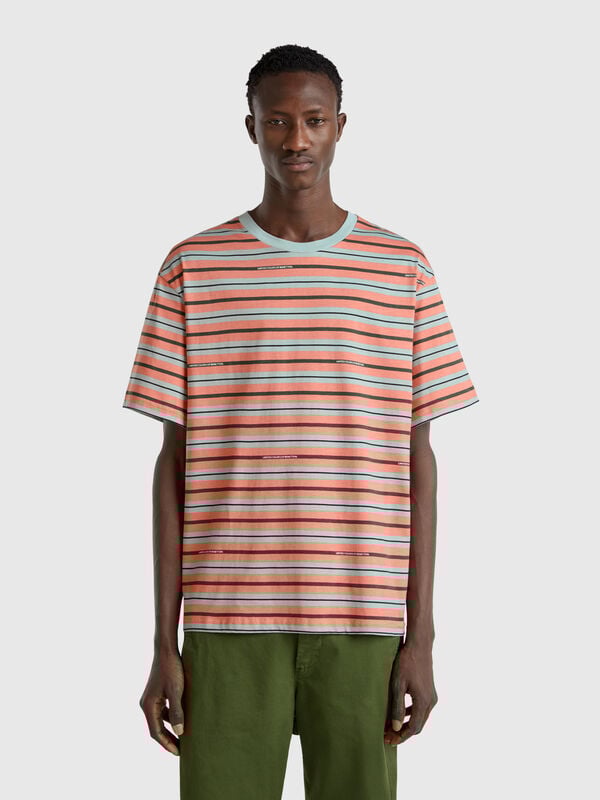 Camiseta oversize rayas Hombre