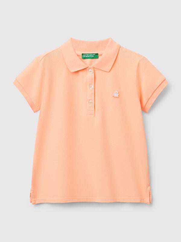 Polo de manga corta de algodón  Niña