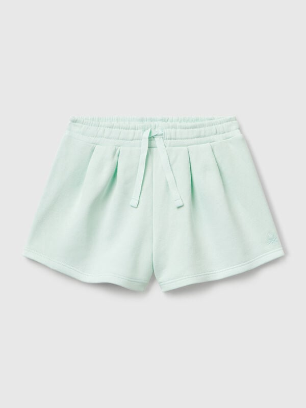Pantalón corto de felpa de algodón Niña