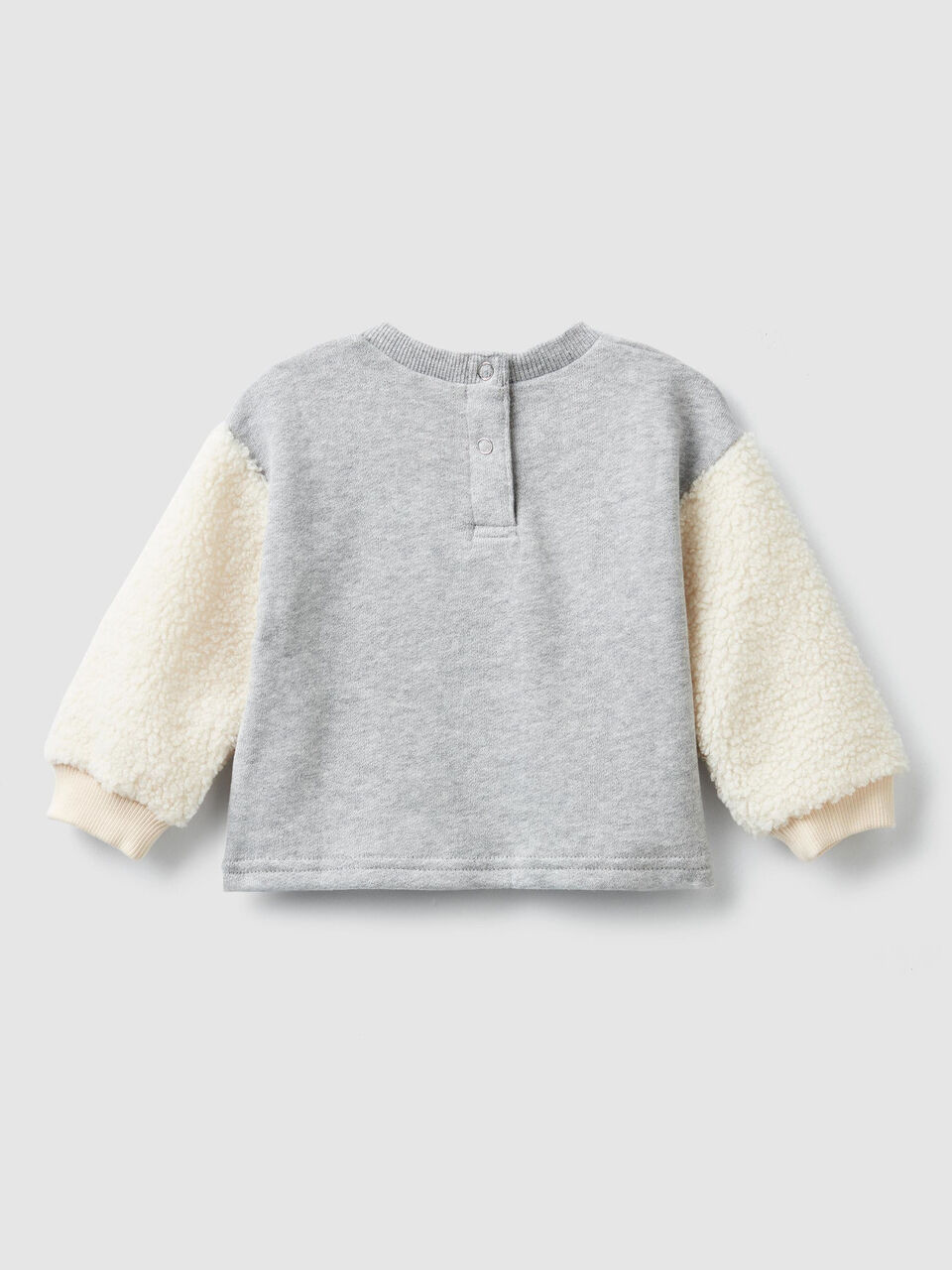 Sudadera con mangas de tejido polar image number 2