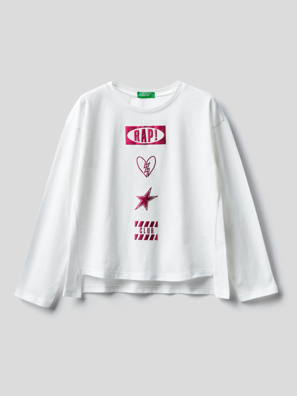 Camiseta de manga larga de 100 % algodón image number 1