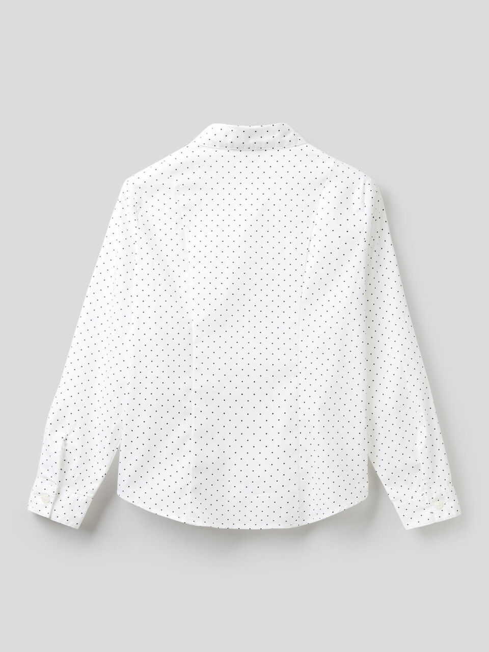 Camisa de algodón elástico mixto image number 2