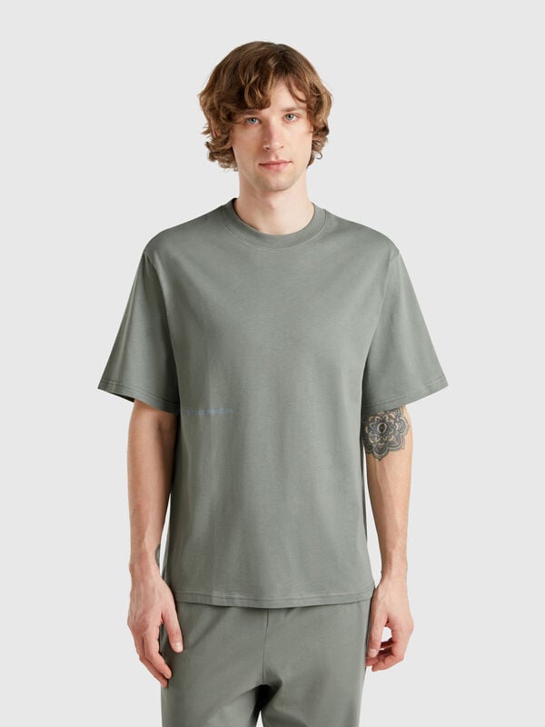 Camiseta con logo estampado Hombre