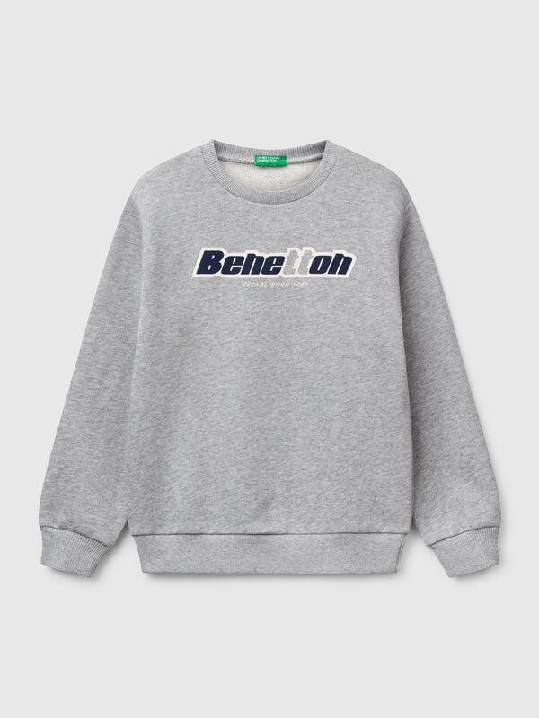 Sudadera de 100 % algodón con estampado Niño