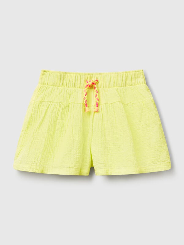 Pantalón corto ligero con cordón Niña