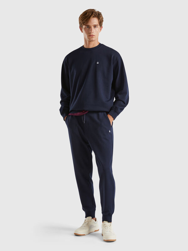 Joggers de felpa de algodón orgánico Hombre