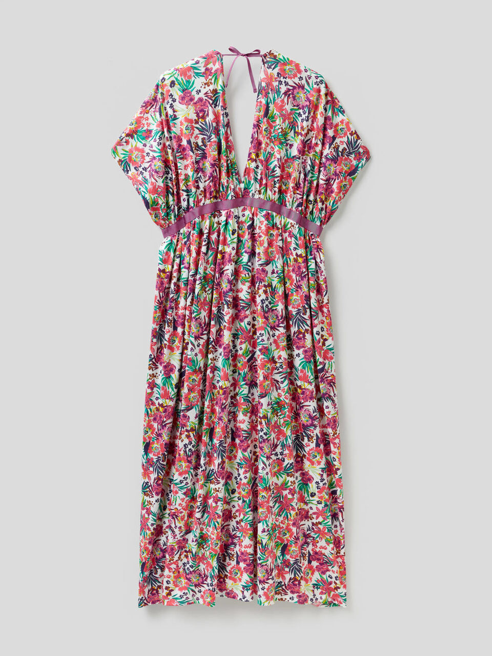 Vestido playero con estampado floral image number 2