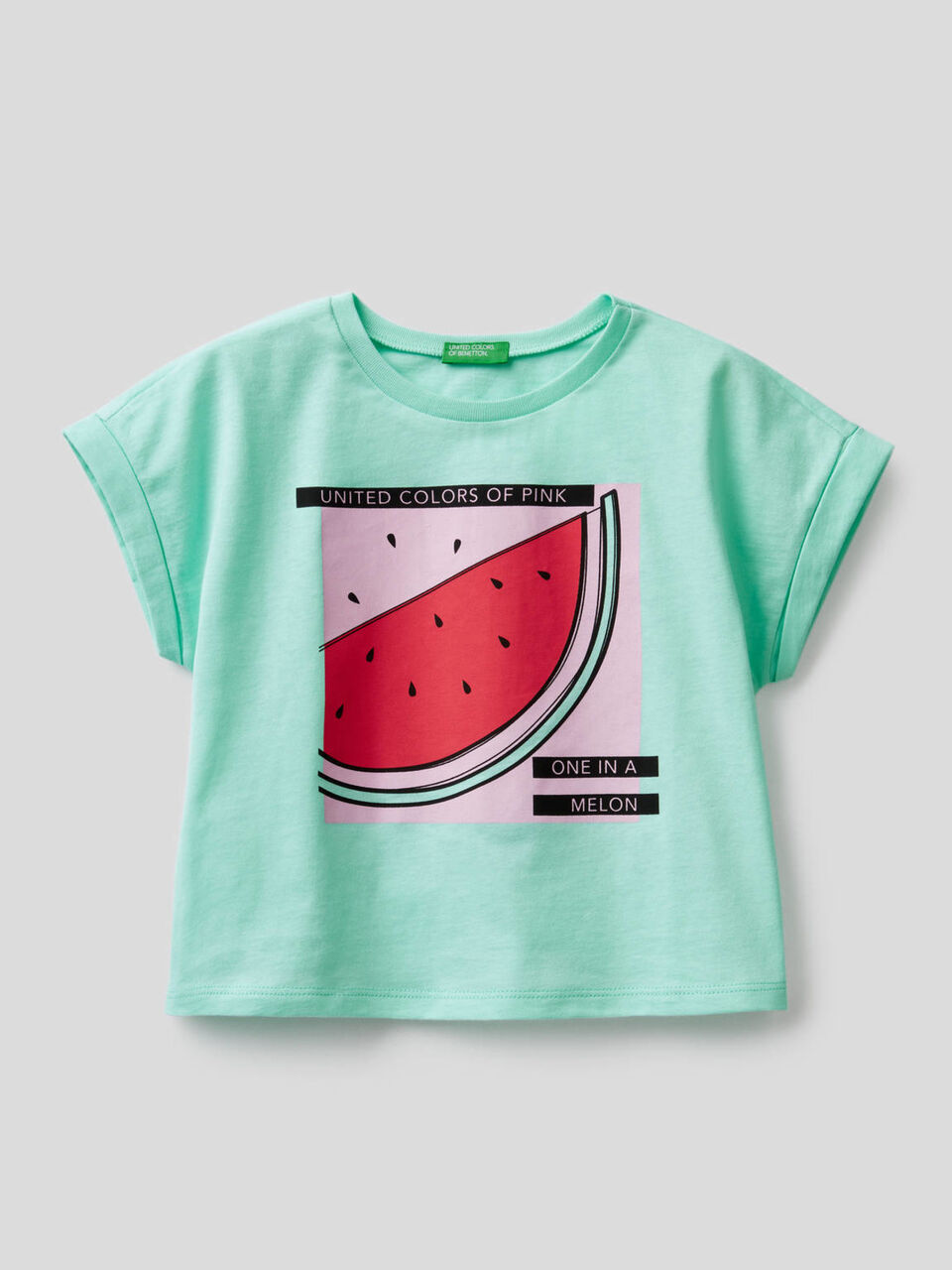 Camiseta boxy con estampado image number 1