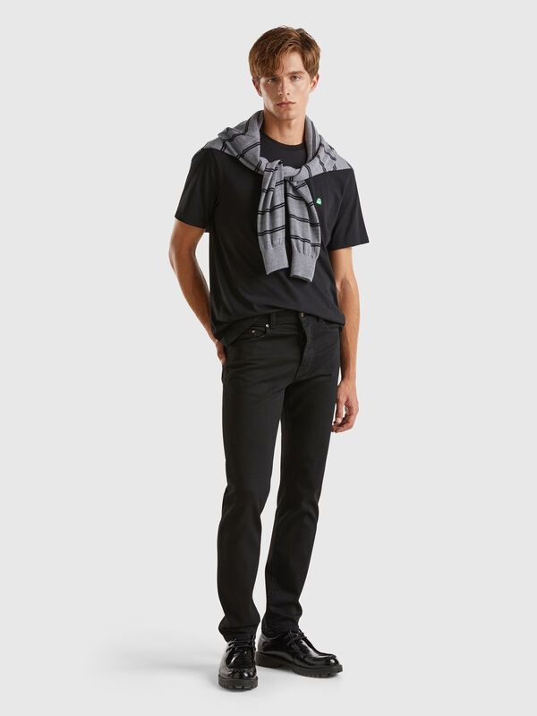 Vaqueros slim fit con cinco bolsillos Hombre
