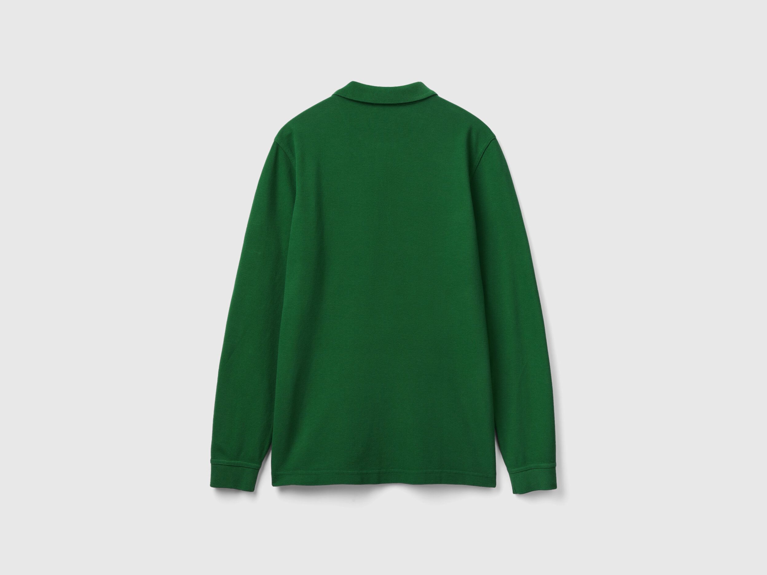 Polos manga larga hombre benetton 2025
