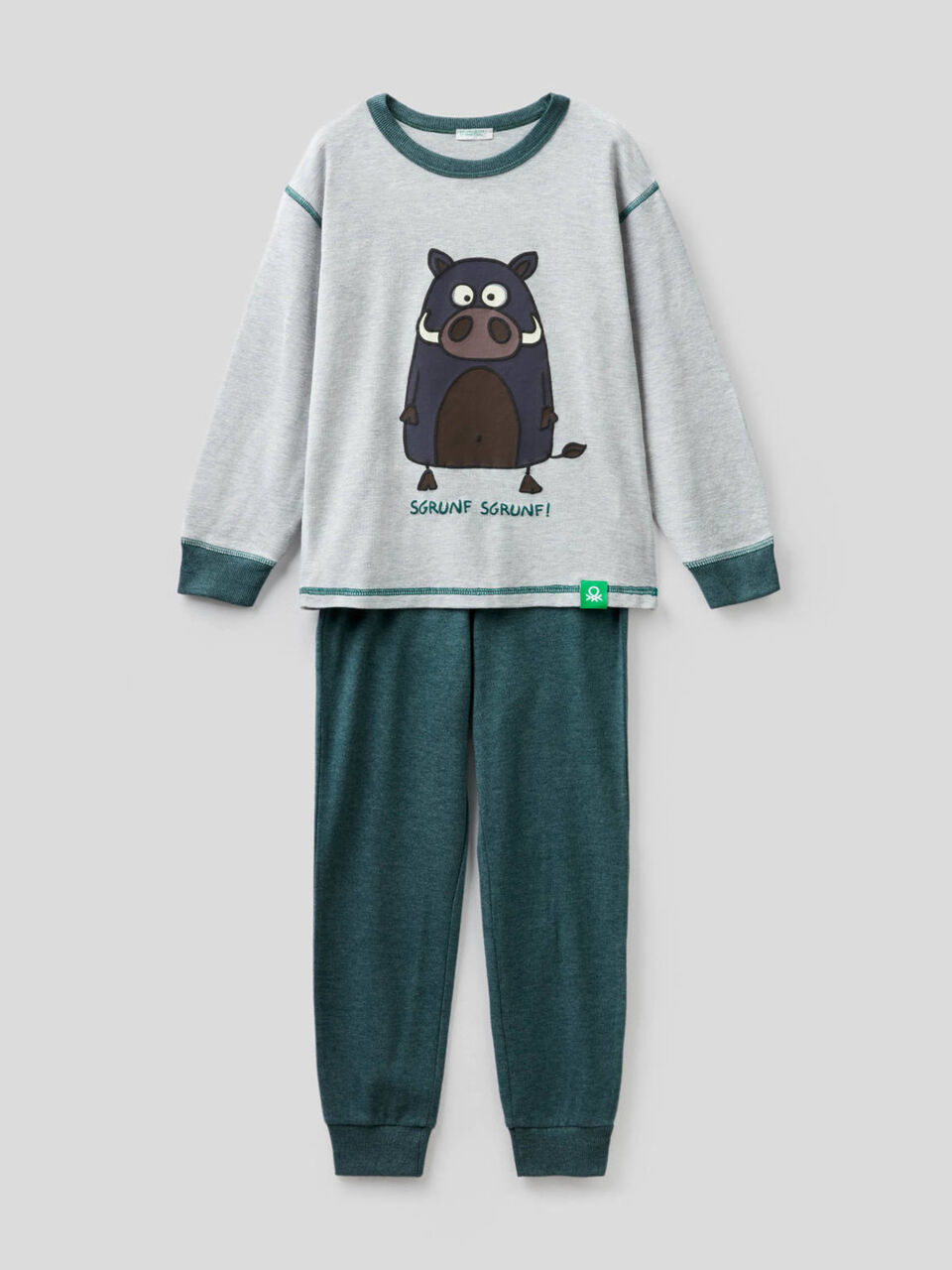 Pijama con estampado de animalito image number 1