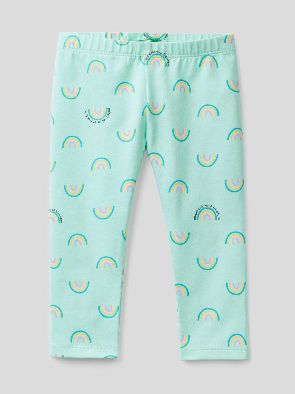 Leggings estampados de algodón elástico image number 1