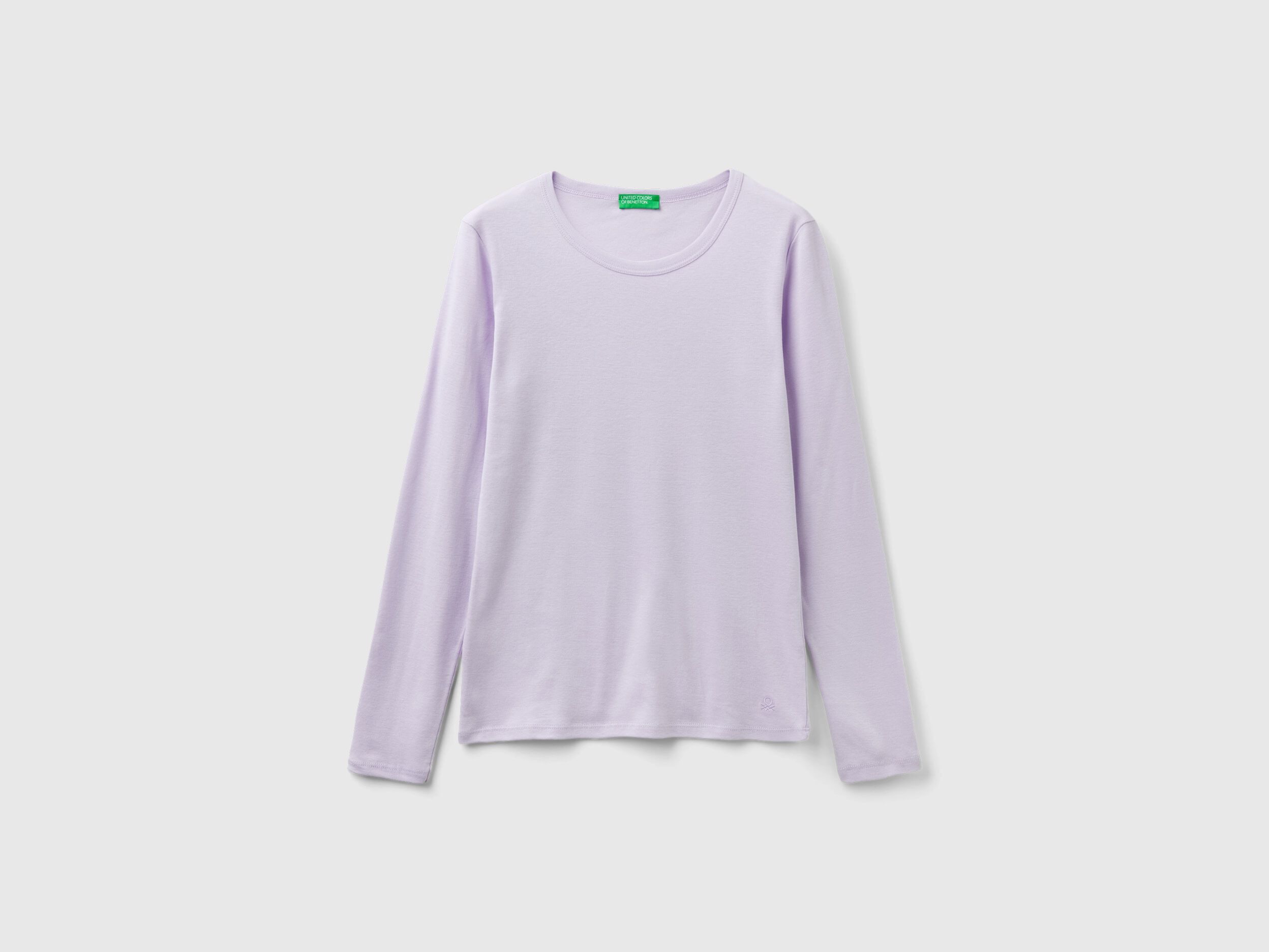 Camiseta lila manga larga online