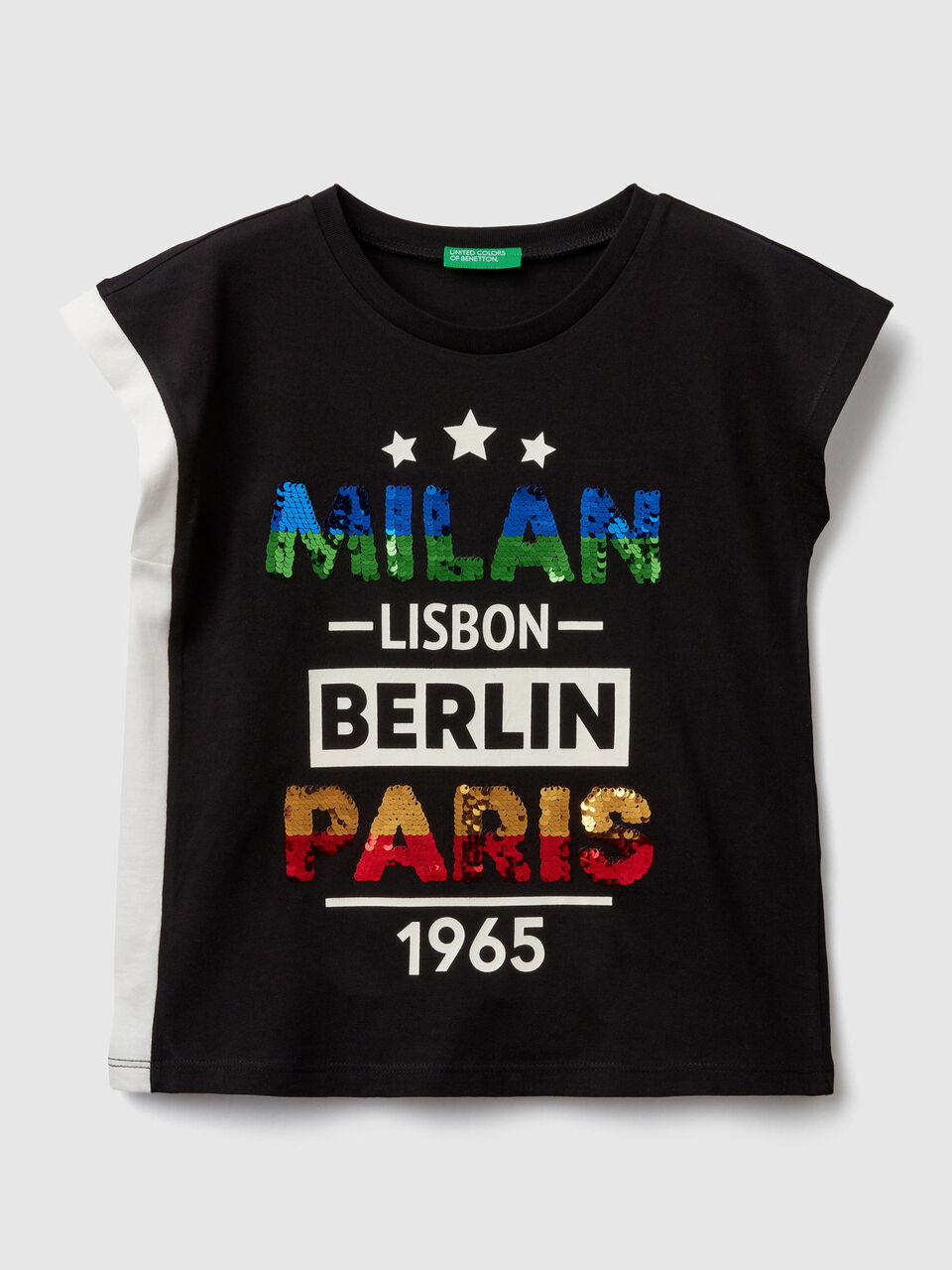 Camiseta con lentejuelas reversibles image number 1