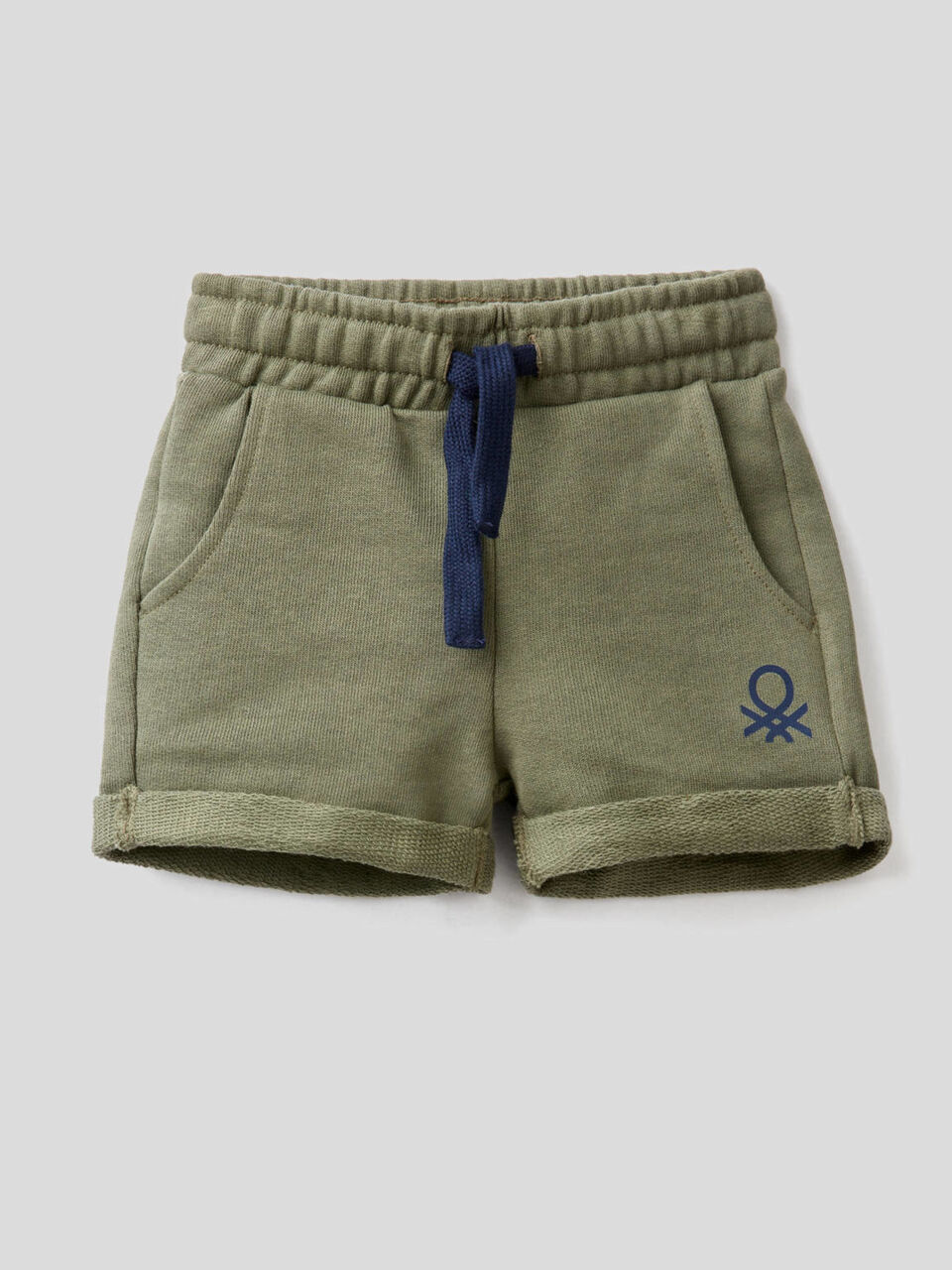 Pantalón corto en felpa de 100% algodón image number 1