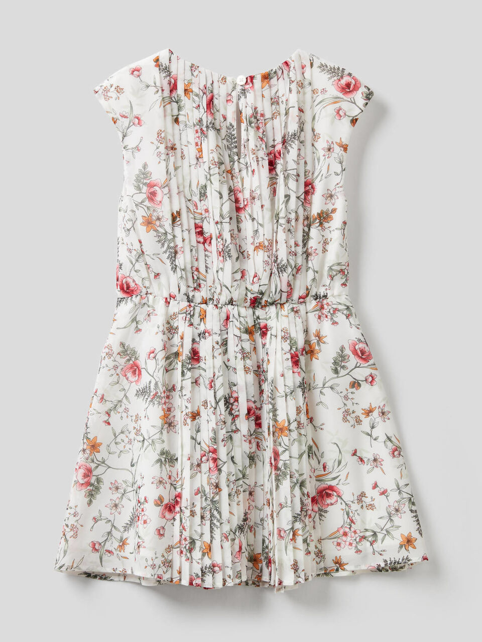 Vestido sin mangas con estampado floral image number 2