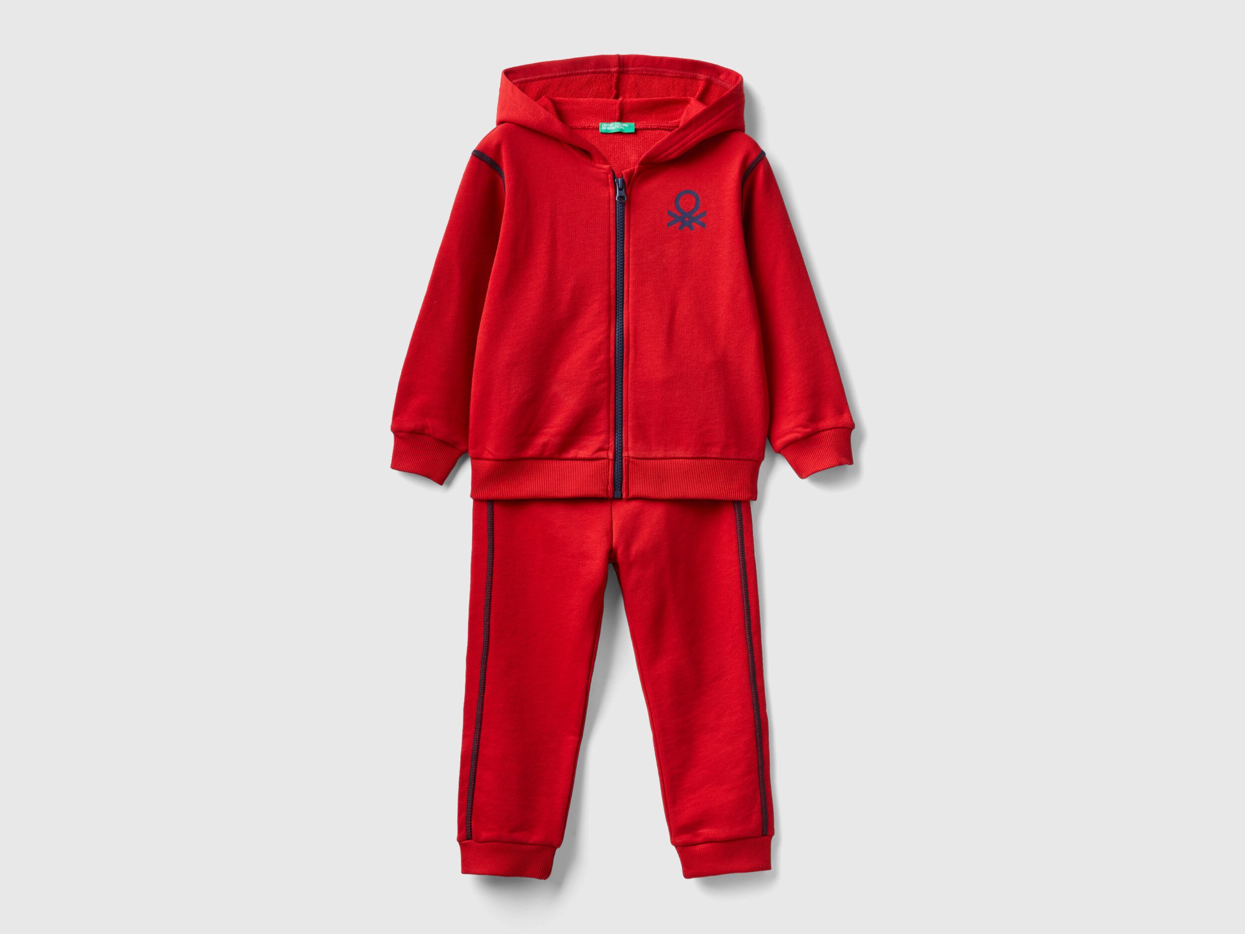 Ch ndal de felpa de 100 algod n Rojo Benetton