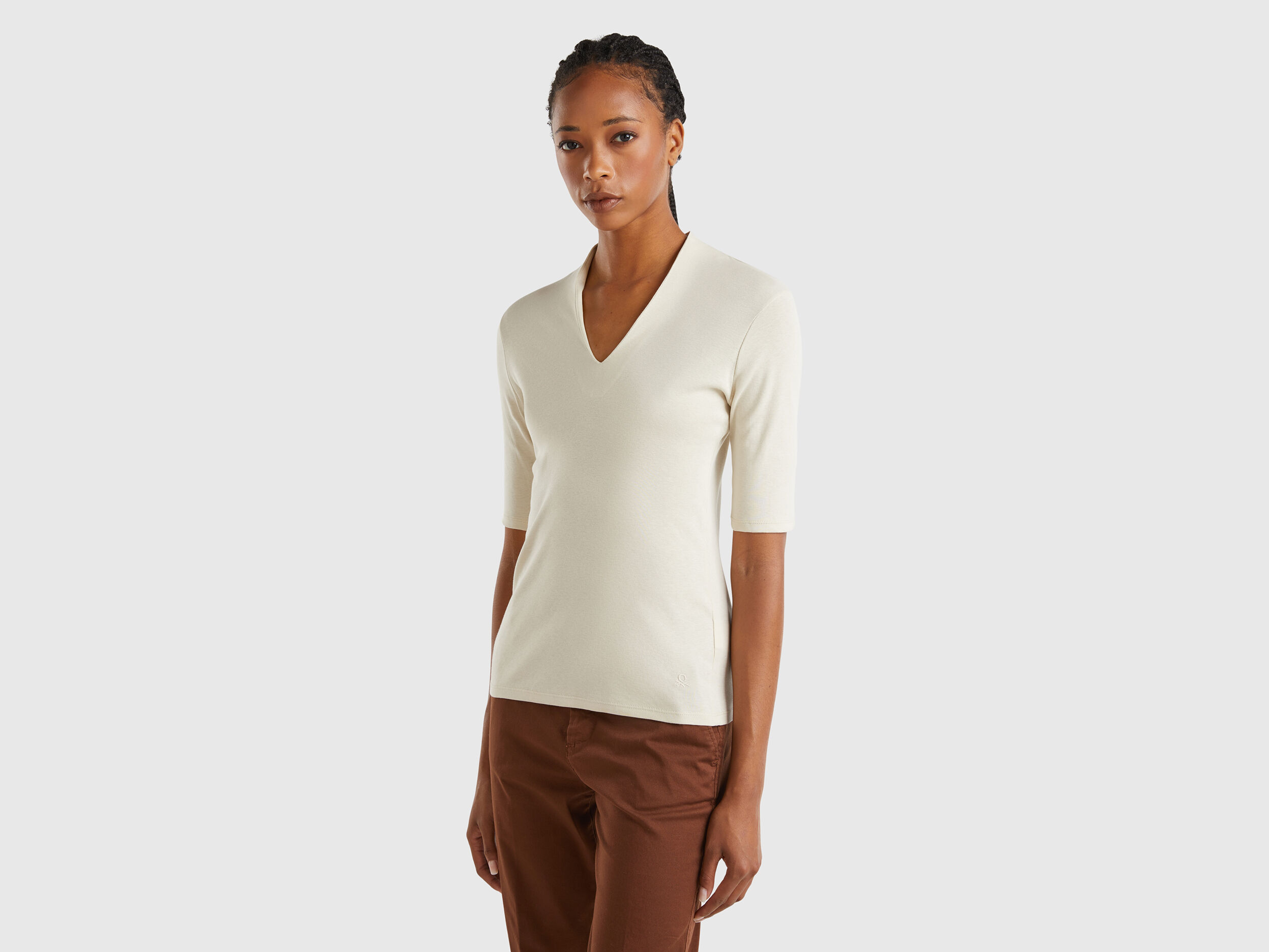 Camisetas Manga Corta Mujer Nueva Coleccion Benetton