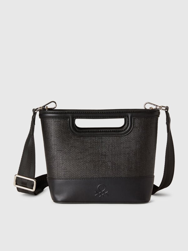 Bolso tote mediano de rafia Mujer