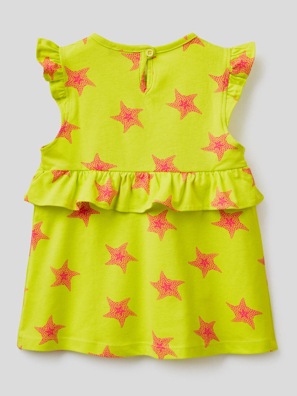 Vestido de 100% algodón con volante image number 2