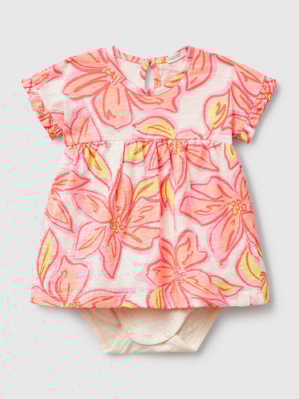 Vestido con estampado floral Recién nacidos