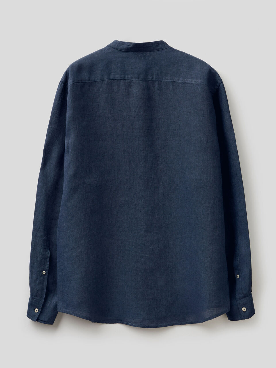 Camisa de lino con cuello mao image number 2
