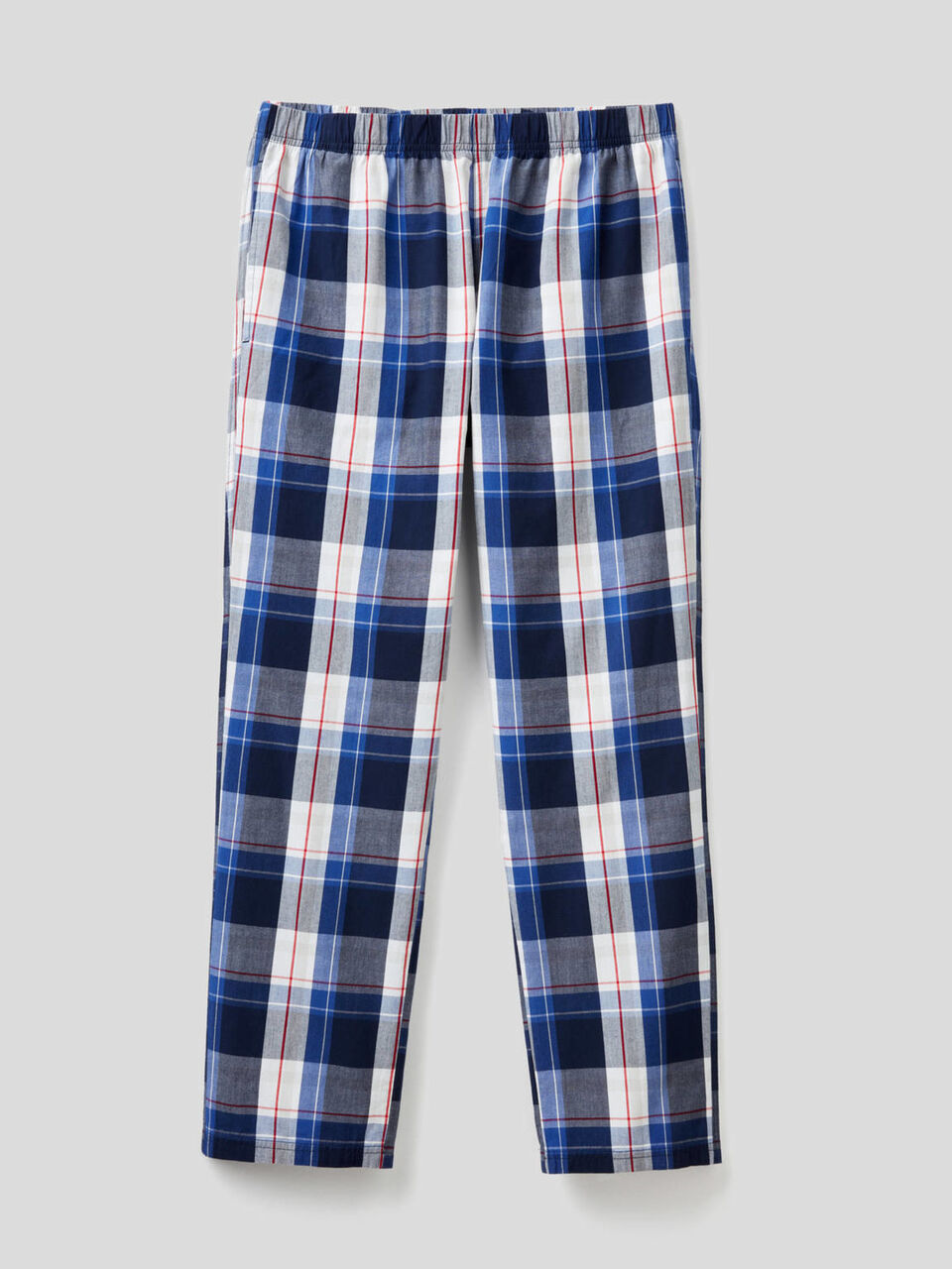 Pantalón de cuadros de algodón image number 1