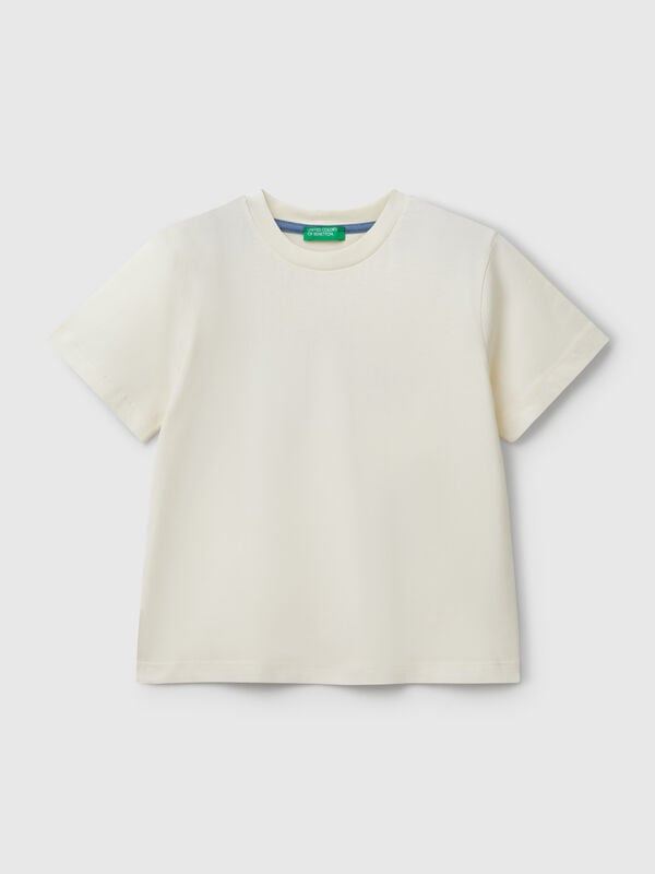 Camiseta de cuello redondo con estampado Niño