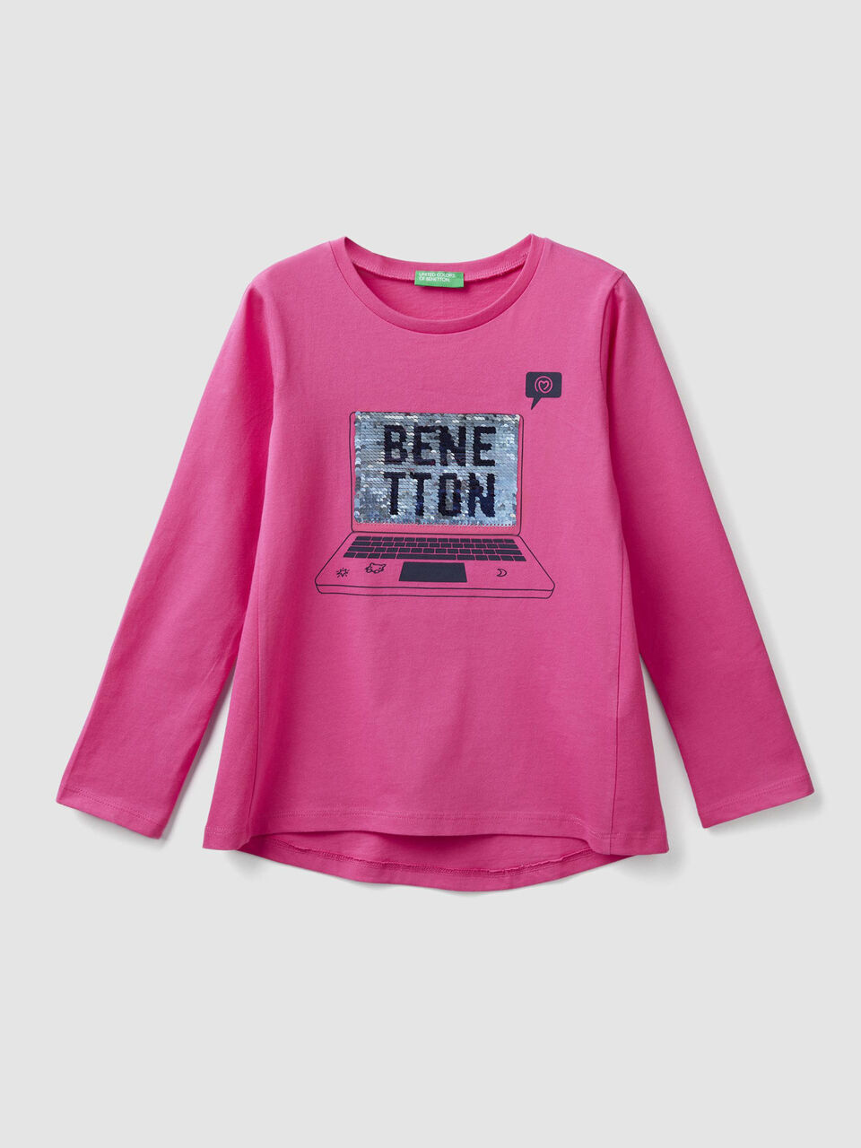 Camiseta con lentejuelas reversibles image number 1