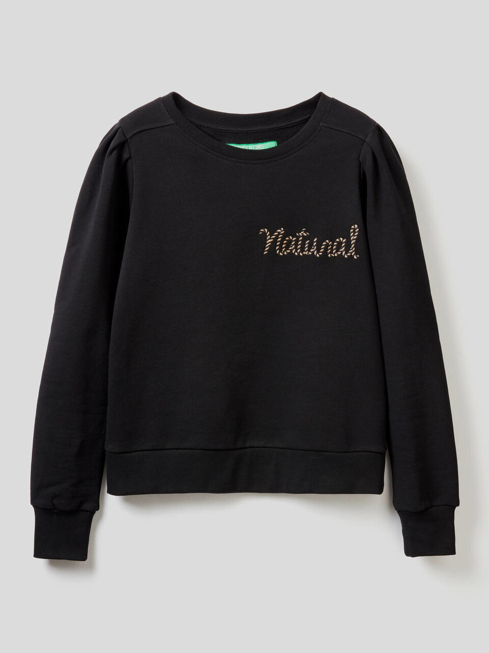 Sudadera de algodón orgánico con bordado image number 1