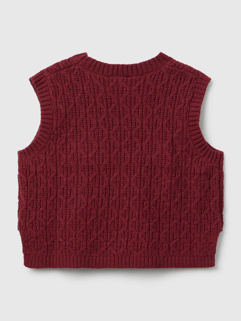 SLEEVELESS SWEATER Niña image number null