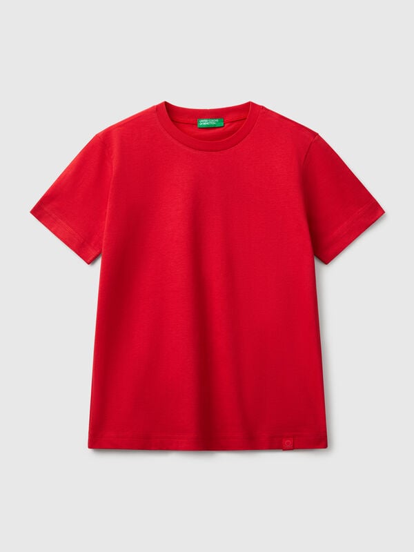 Camiseta de algodón de manga corta Niño
