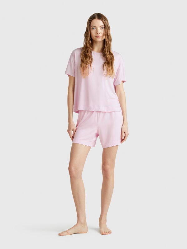 Pantalón corto de Modal® elástico Mujer