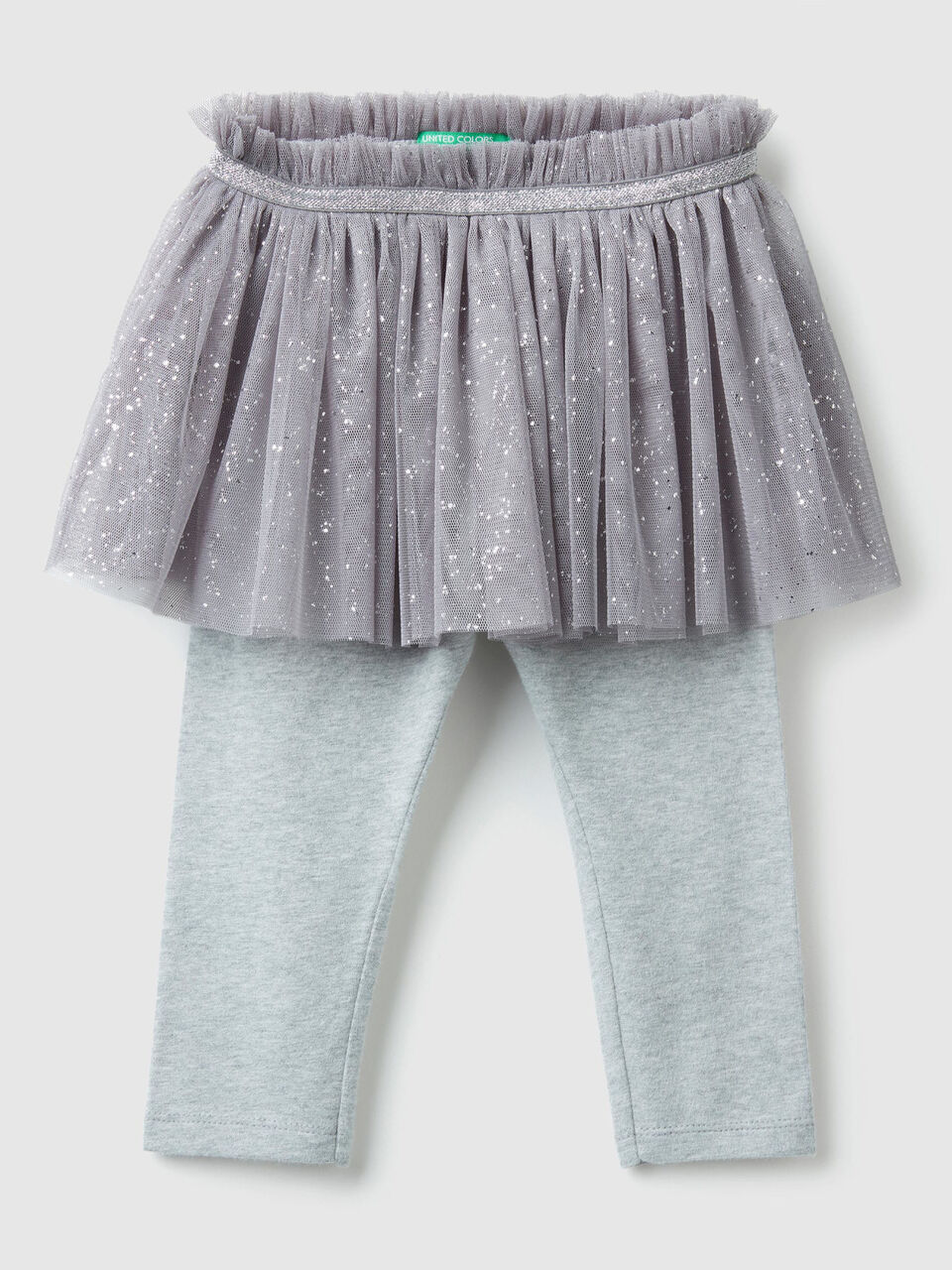 Leggings con falda de tul image number 1