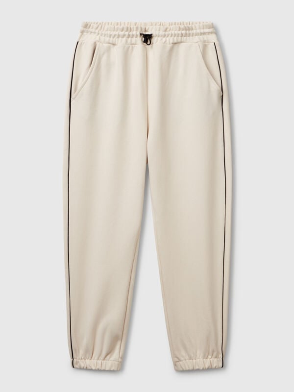 Pantalón sudadera con ribetes Niño