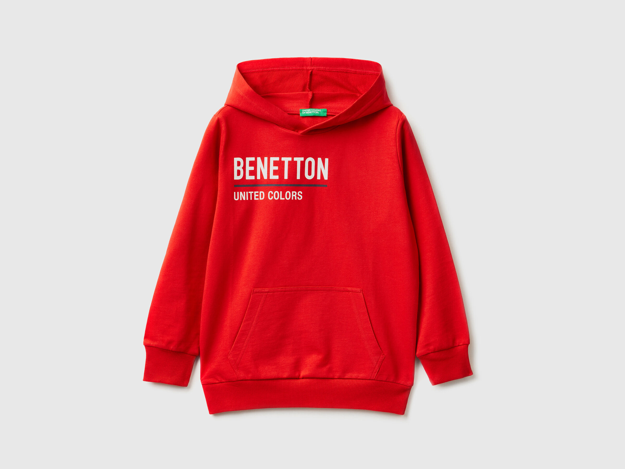 de 100 % con capucha - Rojo | Benetton