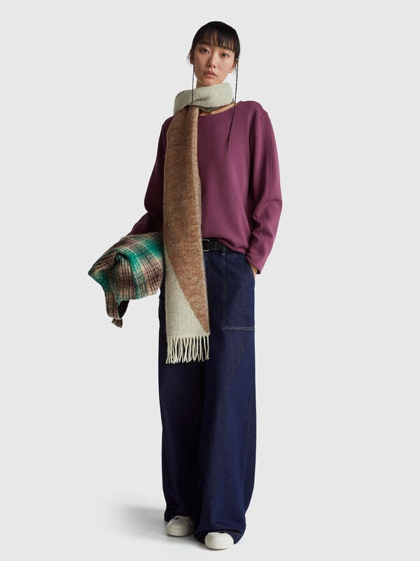 Camiseta de modal elástica Camiseta de modal elástica Mujer