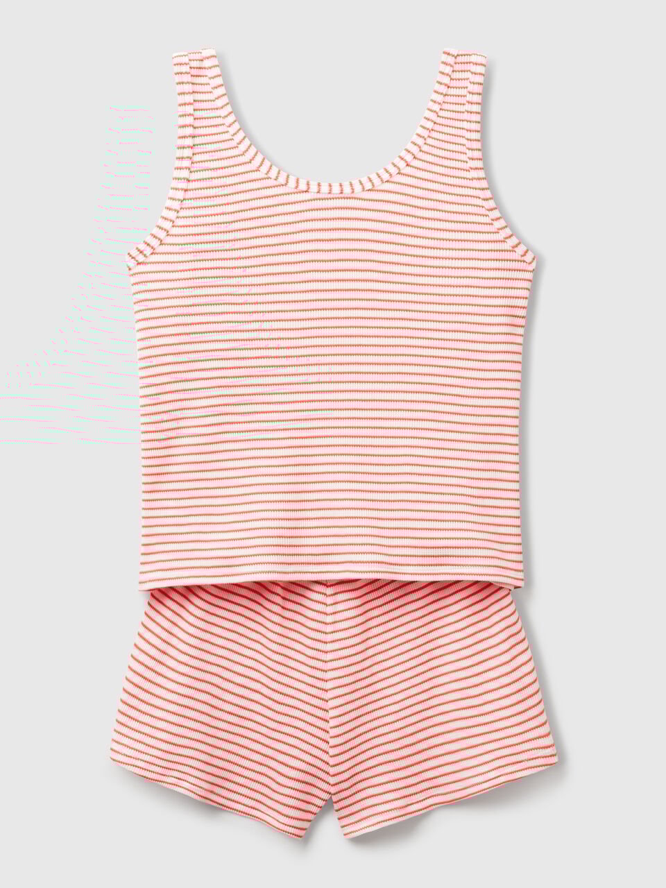 PYJAMA(VEST+SHORTS) Mujer image number 2