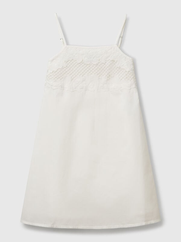 Vestido con top bordado Niña