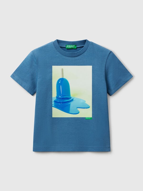 Camiseta con estampado de helado Niño