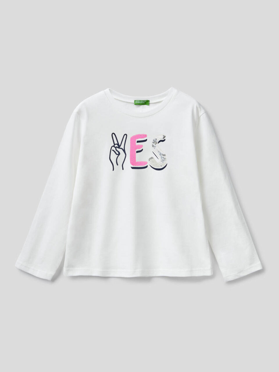 Camiseta de 100% algodón con lentejuelas image number 2