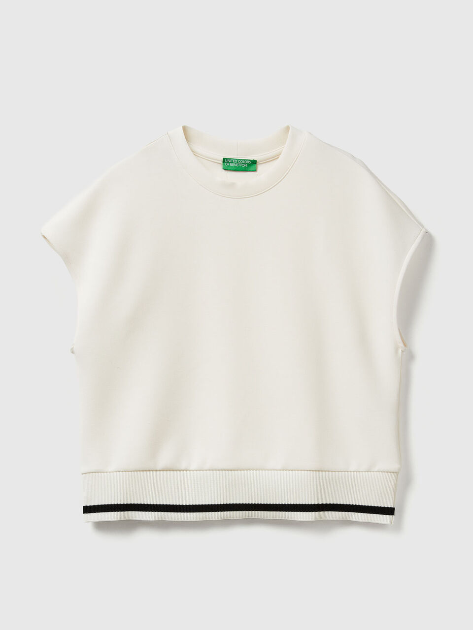 SLEEVELESS SWEATER Mujer image number null