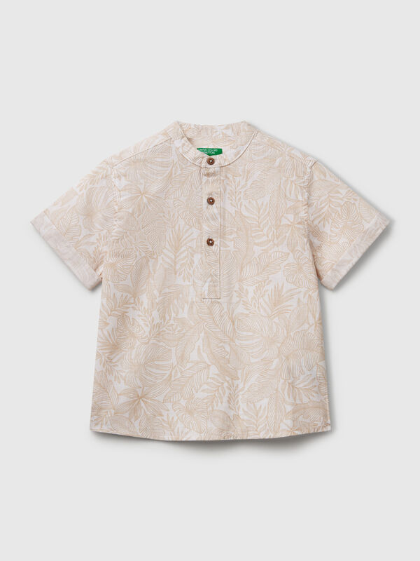 Camisa estampado tropical Niño