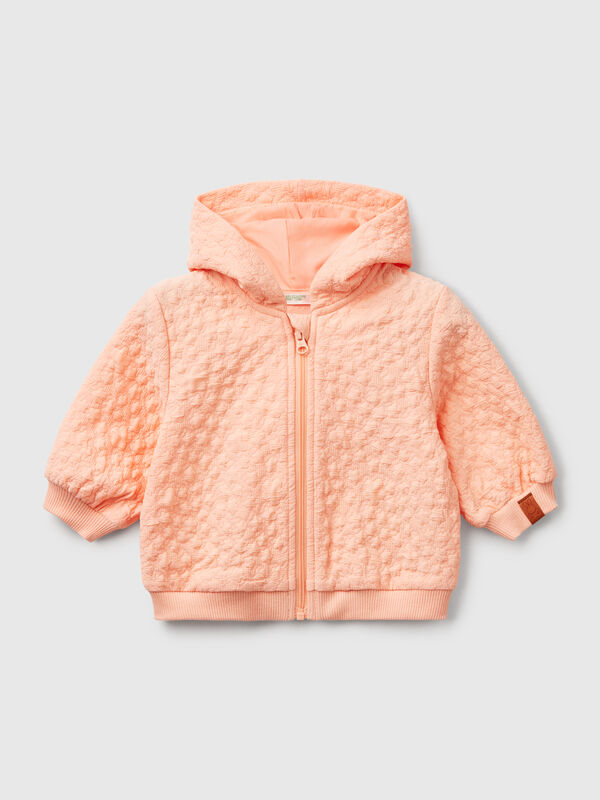 Sudadera jacquard con cremallera Recién nacidos