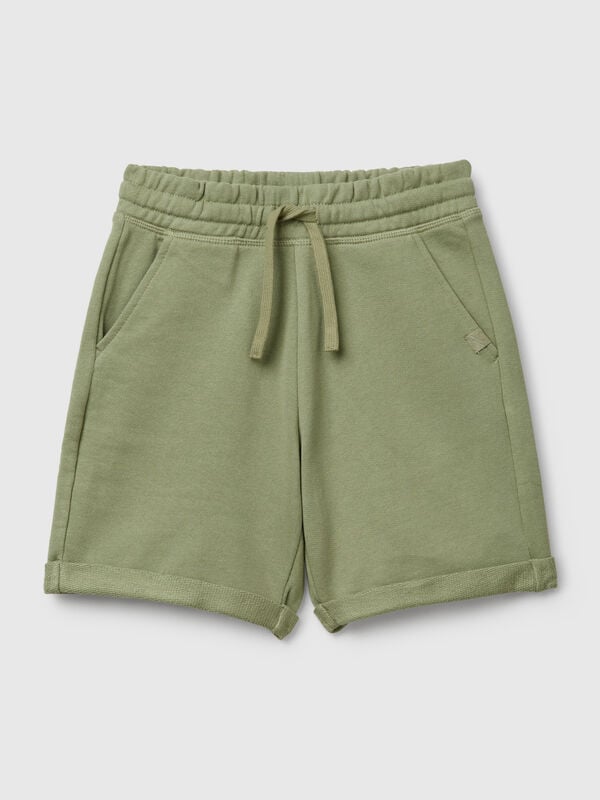 Bermudas de felpa de puro algodón Niño