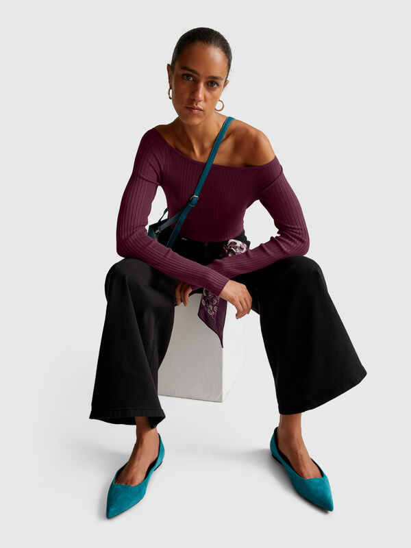 Chaqueta bomber de corte regular Mujer