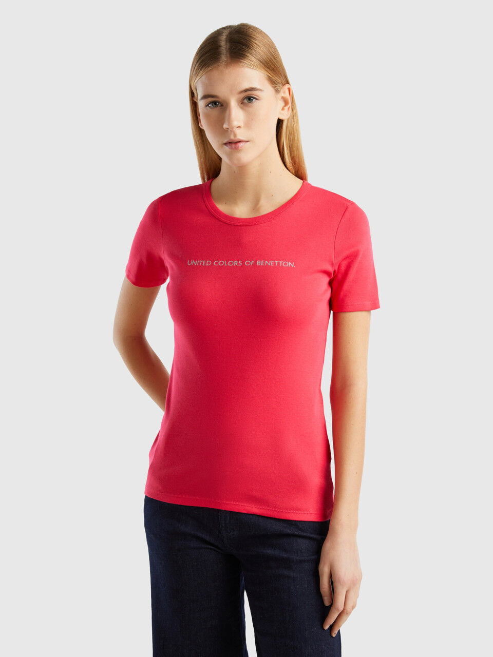 Benetton camiseta básica mujer outlet