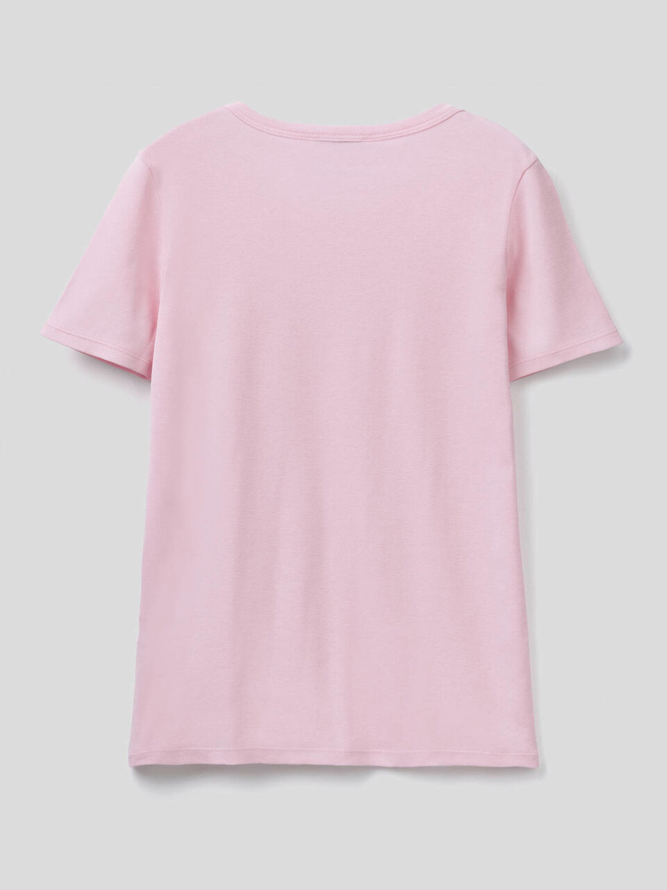 Camiseta de 100% algodón con estampado de logotipo con glitter image number 2